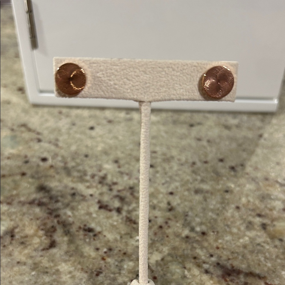 Rose Gold Stud Earrings